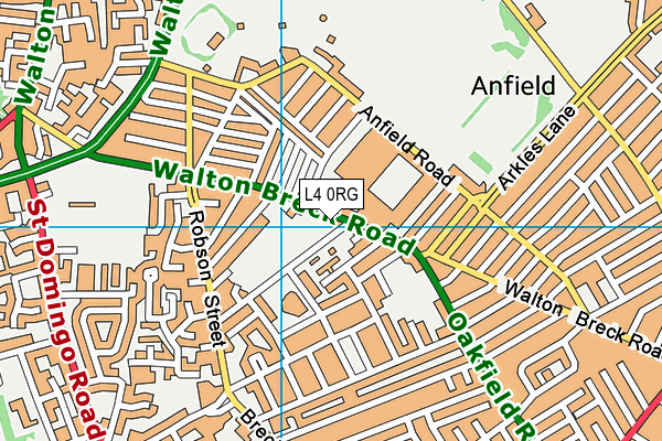 L4 0RG map - OS VectorMap District (Ordnance Survey)
