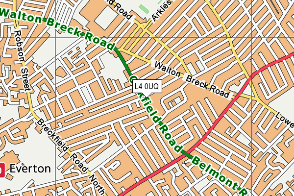 L4 0UQ map - OS VectorMap District (Ordnance Survey) L4 0UQ map - OS VectorMap District (Ordnance Survey)