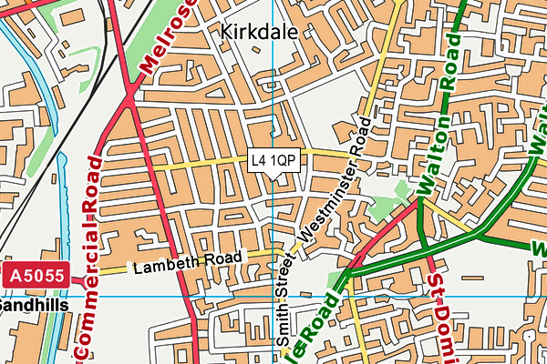 L4 1QP map - OS VectorMap District (Ordnance Survey)
