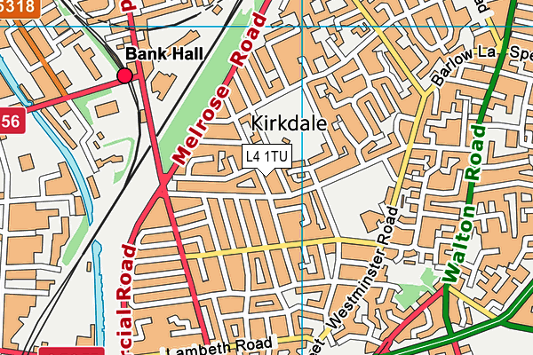 L4 1TU map - OS VectorMap District (Ordnance Survey) L4 1TU map - OS VectorMap District (Ordnance Survey)