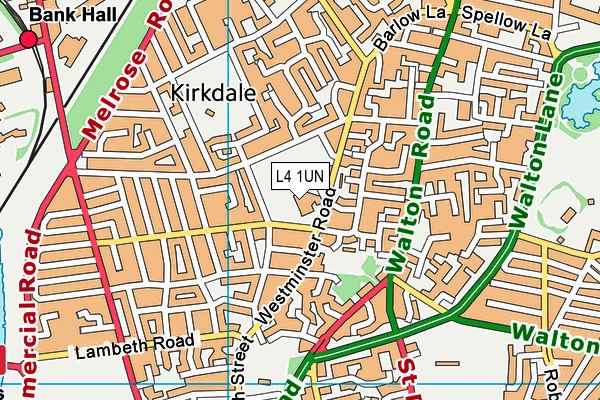 L4 1UN map - OS VectorMap District (Ordnance Survey) L4 1UN map - OS VectorMap District (Ordnance Survey)