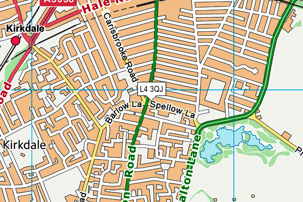 L4 3QJ map - OS VectorMap District (Ordnance Survey) L4 3QJ map - OS VectorMap District (Ordnance Survey)