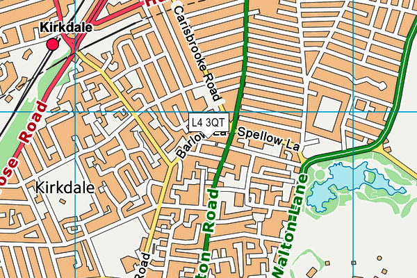 L4 3QT map - OS VectorMap District (Ordnance Survey) L4 3QT map - OS VectorMap District (Ordnance Survey)
