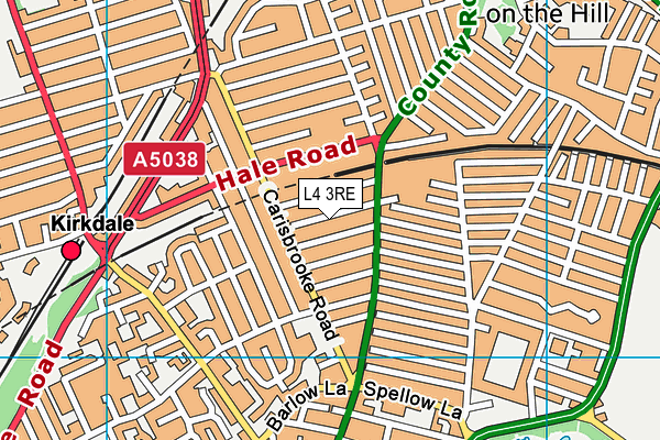 L4 3RE map - OS VectorMap District (Ordnance Survey) L4 3RE map - OS VectorMap District (Ordnance Survey)