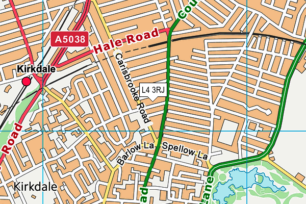 L4 3RJ map - OS VectorMap District (Ordnance Survey) L4 3RJ map - OS VectorMap District (Ordnance Survey)