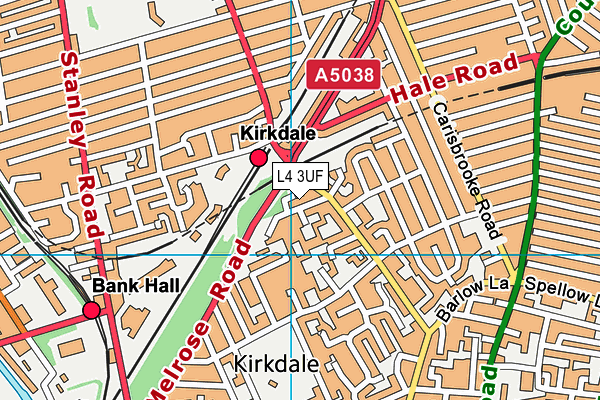 L4 3UF map - OS VectorMap District (Ordnance Survey) L4 3UF map - OS VectorMap District (Ordnance Survey)