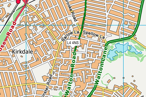 L4 4NS map - OS VectorMap District (Ordnance Survey) L4 4NS map - OS VectorMap District (Ordnance Survey)