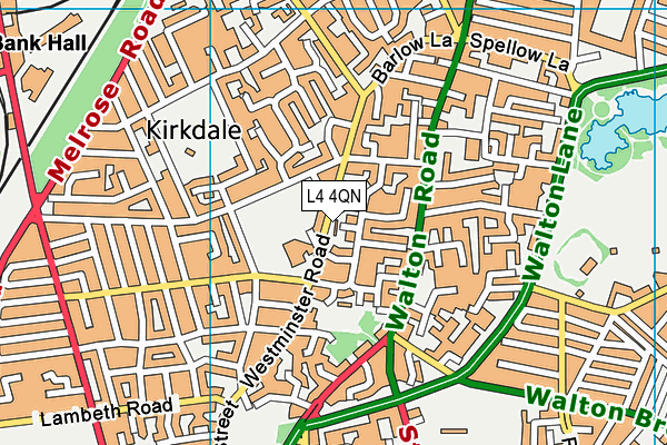 L4 4QN map - OS VectorMap District (Ordnance Survey) L4 4QN map - OS VectorMap District (Ordnance Survey)