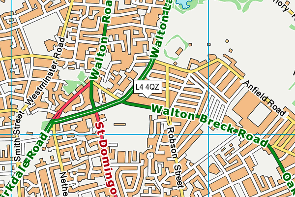 L4 4QZ map - OS VectorMap District (Ordnance Survey) L4 4QZ map - OS VectorMap District (Ordnance Survey)