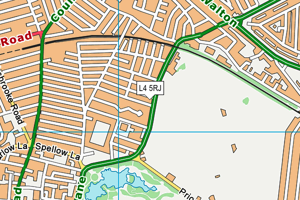 L4 5RJ map - OS VectorMap District (Ordnance Survey) L4 5RJ map - OS VectorMap District (Ordnance Survey)