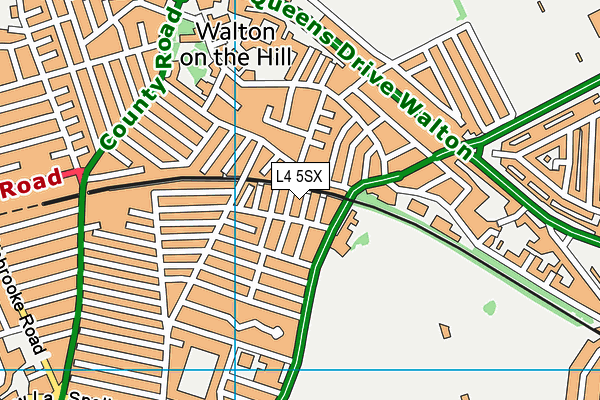 L4 5SX map - OS VectorMap District (Ordnance Survey) L4 5SX map - OS VectorMap District (Ordnance Survey)