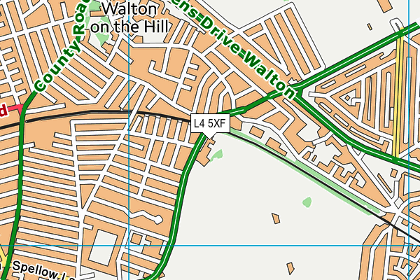 L4 5XF map - OS VectorMap District (Ordnance Survey) L4 5XF map - OS VectorMap District (Ordnance Survey)