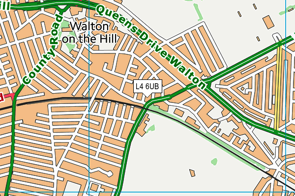 L4 6UB map - OS VectorMap District (Ordnance Survey) L4 6UB map - OS VectorMap District (Ordnance Survey)