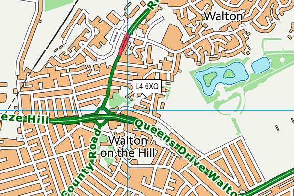 L4 6XQ map - OS VectorMap District (Ordnance Survey) L4 6XQ map - OS VectorMap District (Ordnance Survey)