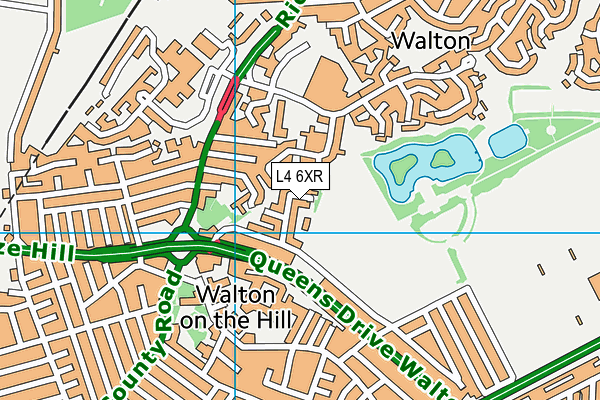 L4 6XR map - OS VectorMap District (Ordnance Survey) L4 6XR map - OS VectorMap District (Ordnance Survey)