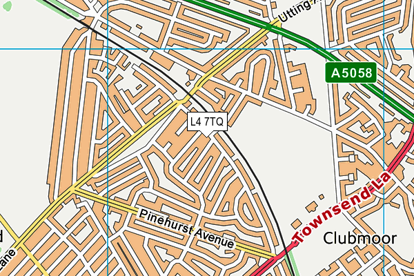 L4 7TQ map - OS VectorMap District (Ordnance Survey) L4 7TQ map - OS VectorMap District (Ordnance Survey)