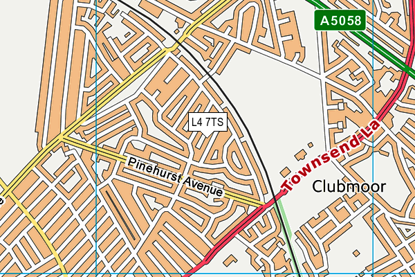 L4 7TS map - OS VectorMap District (Ordnance Survey) L4 7TS map - OS VectorMap District (Ordnance Survey)