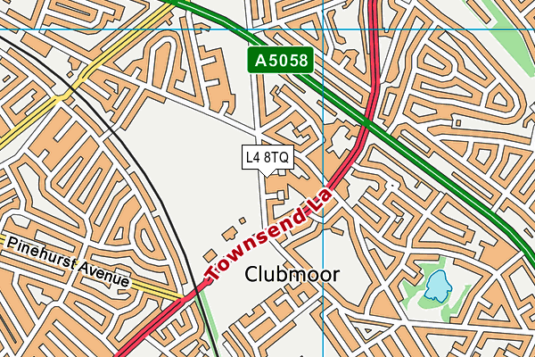 L4 8TQ map - OS VectorMap District (Ordnance Survey) L4 8TQ map - OS VectorMap District (Ordnance Survey)