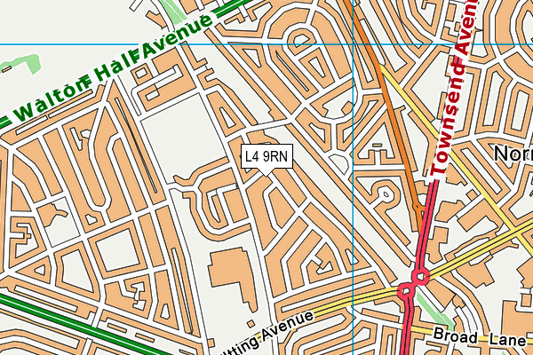 L4 9RN map - OS VectorMap District (Ordnance Survey) L4 9RN map - OS VectorMap District (Ordnance Survey)
