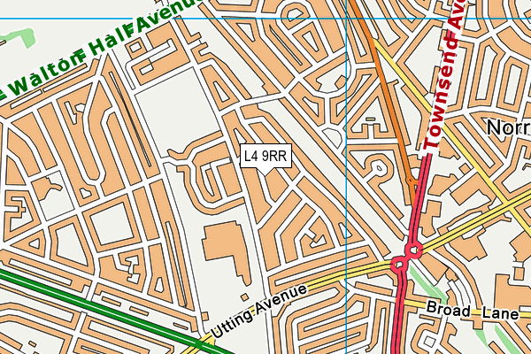 L4 9RR map - OS VectorMap District (Ordnance Survey) L4 9RR map - OS VectorMap District (Ordnance Survey)