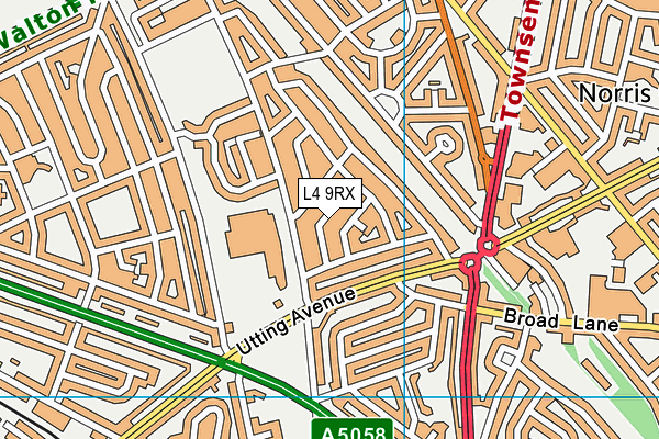 L4 9RX map - OS VectorMap District (Ordnance Survey) L4 9RX map - OS VectorMap District (Ordnance Survey)