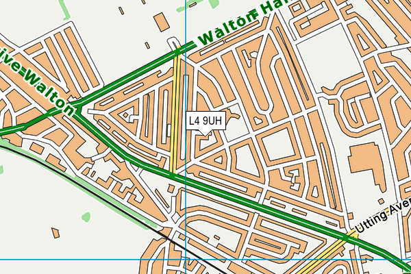 L4 9UH map - OS VectorMap District (Ordnance Survey) L4 9UH map - OS VectorMap District (Ordnance Survey)