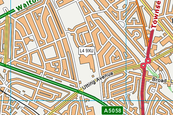 L4 9XU map - OS VectorMap District (Ordnance Survey) L4 9XU map - OS VectorMap District (Ordnance Survey)
