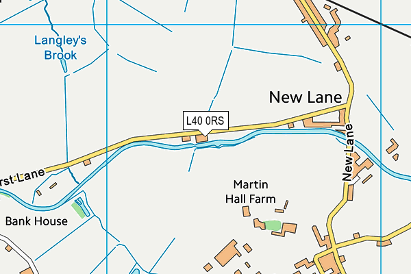 L40 0RS map - OS VectorMap District (Ordnance Survey) L40 0RS map - OS VectorMap District (Ordnance Survey)