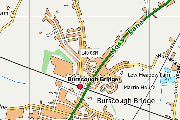 L40 0SR map - OS VectorMap District (Ordnance Survey) L40 0SR map - OS VectorMap District (Ordnance Survey)