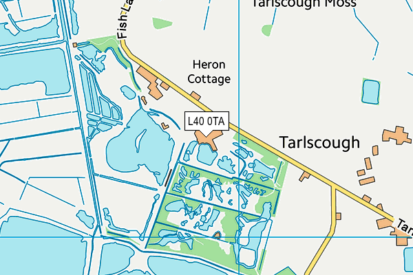 L40 0TA map - OS VectorMap District (Ordnance Survey) L40 0TA map - OS VectorMap District (Ordnance Survey)