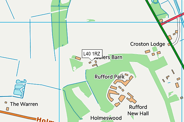 L40 1RZ map - OS VectorMap District (Ordnance Survey) L40 1RZ map - OS VectorMap District (Ordnance Survey)