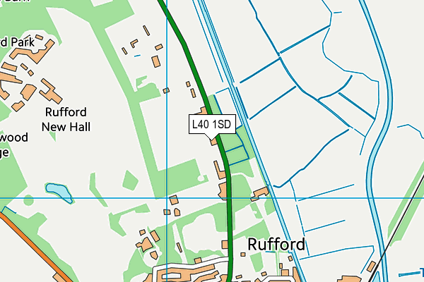 L40 1SD map - OS VectorMap District (Ordnance Survey) L40 1SD map - OS VectorMap District (Ordnance Survey)