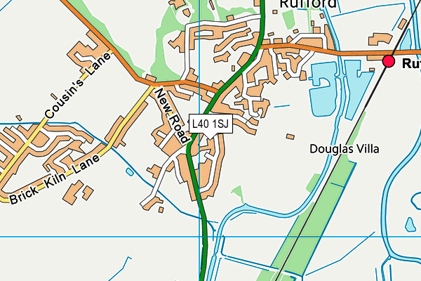 L40 1SJ map - OS VectorMap District (Ordnance Survey) L40 1SJ map - OS VectorMap District (Ordnance Survey)