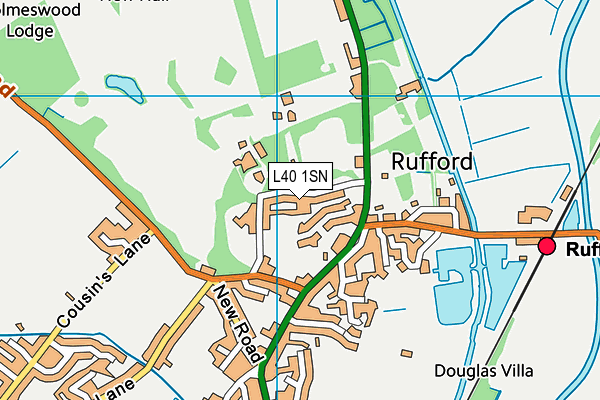 L40 1SN map - OS VectorMap District (Ordnance Survey) L40 1SN map - OS VectorMap District (Ordnance Survey)