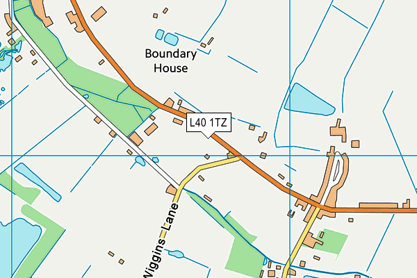 L40 1TZ map - OS VectorMap District (Ordnance Survey) L40 1TZ map - OS VectorMap District (Ordnance Survey)