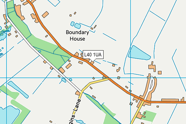 L40 1UA map - OS VectorMap District (Ordnance Survey) L40 1UA map - OS VectorMap District (Ordnance Survey)