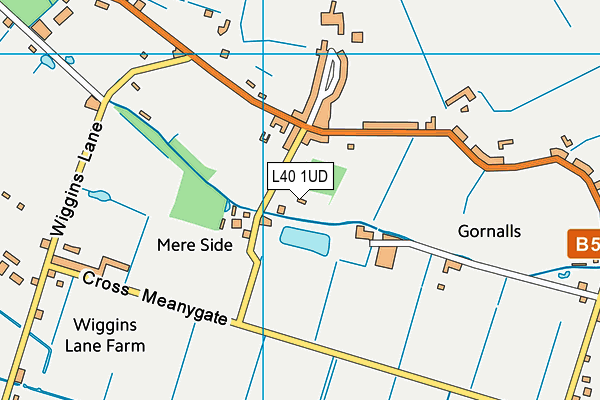 L40 1UD map - OS VectorMap District (Ordnance Survey) L40 1UD map - OS VectorMap District (Ordnance Survey)