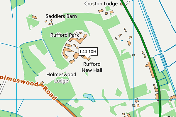 L40 1XH map - OS VectorMap District (Ordnance Survey) L40 1XH map - OS VectorMap District (Ordnance Survey)
