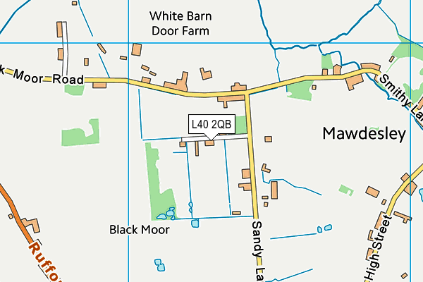 L40 2QB map - OS VectorMap District (Ordnance Survey) L40 2QB map - OS VectorMap District (Ordnance Survey)