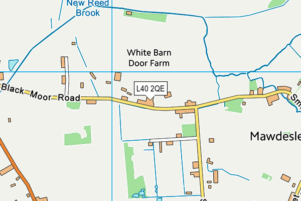 L40 2QE map - OS VectorMap District (Ordnance Survey) L40 2QE map - OS VectorMap District (Ordnance Survey)