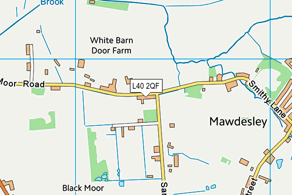 L40 2QF map - OS VectorMap District (Ordnance Survey) L40 2QF map - OS VectorMap District (Ordnance Survey)