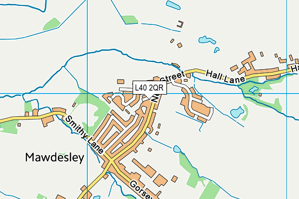 L40 2QR map - OS VectorMap District (Ordnance Survey) L40 2QR map - OS VectorMap District (Ordnance Survey)