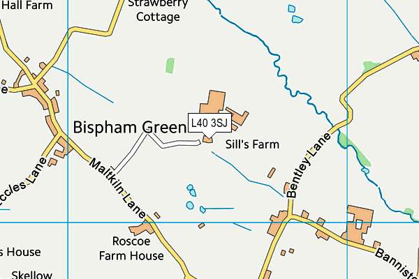 L40 3SJ map - OS VectorMap District (Ordnance Survey) L40 3SJ map - OS VectorMap District (Ordnance Survey)