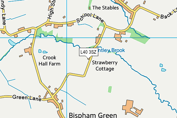 L40 3SZ map - OS VectorMap District (Ordnance Survey)