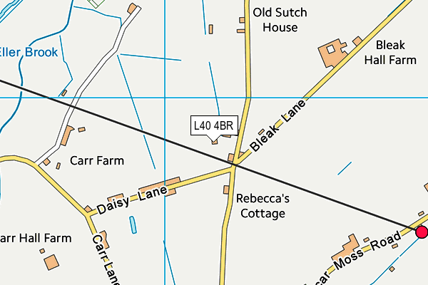L40 4BR map - OS VectorMap District (Ordnance Survey) L40 4BR map - OS VectorMap District (Ordnance Survey)