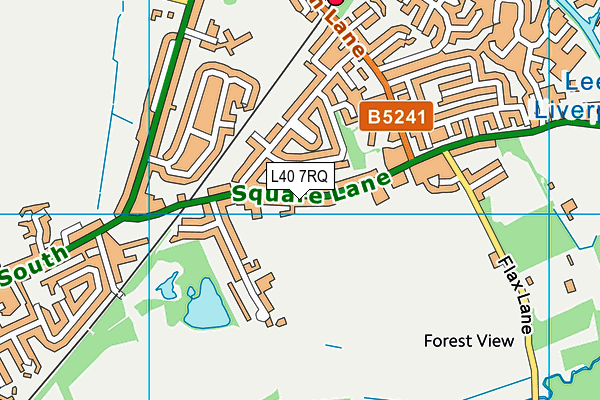 L40 7RQ map - OS VectorMap District (Ordnance Survey) L40 7RQ map - OS VectorMap District (Ordnance Survey)
