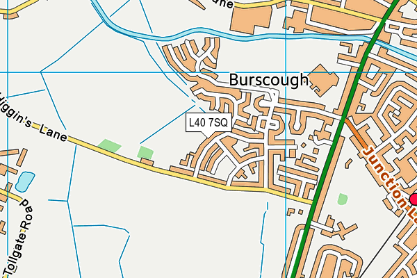 L40 7SQ map - OS VectorMap District (Ordnance Survey) L40 7SQ map - OS VectorMap District (Ordnance Survey)