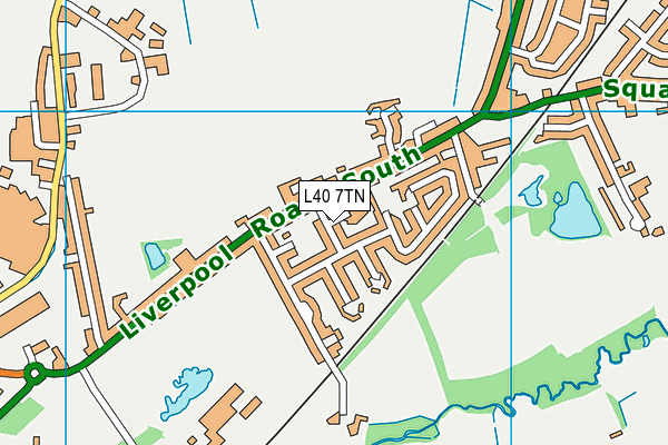 L40 7TN map - OS VectorMap District (Ordnance Survey) L40 7TN map - OS VectorMap District (Ordnance Survey)