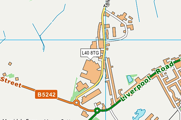 L40 8TG map - OS VectorMap District (Ordnance Survey) L40 8TG map - OS VectorMap District (Ordnance Survey)