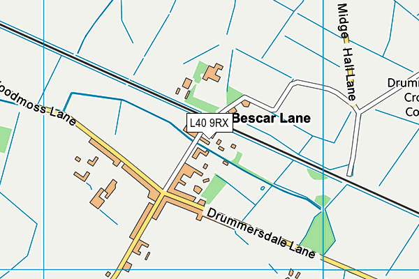 L40 9RX map - OS VectorMap District (Ordnance Survey) L40 9RX map - OS VectorMap District (Ordnance Survey)